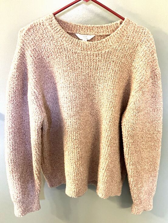 Sweaters - Time and Tru Women's Pink Super Soft Pullover Sweater Size L (12-14) NWOT